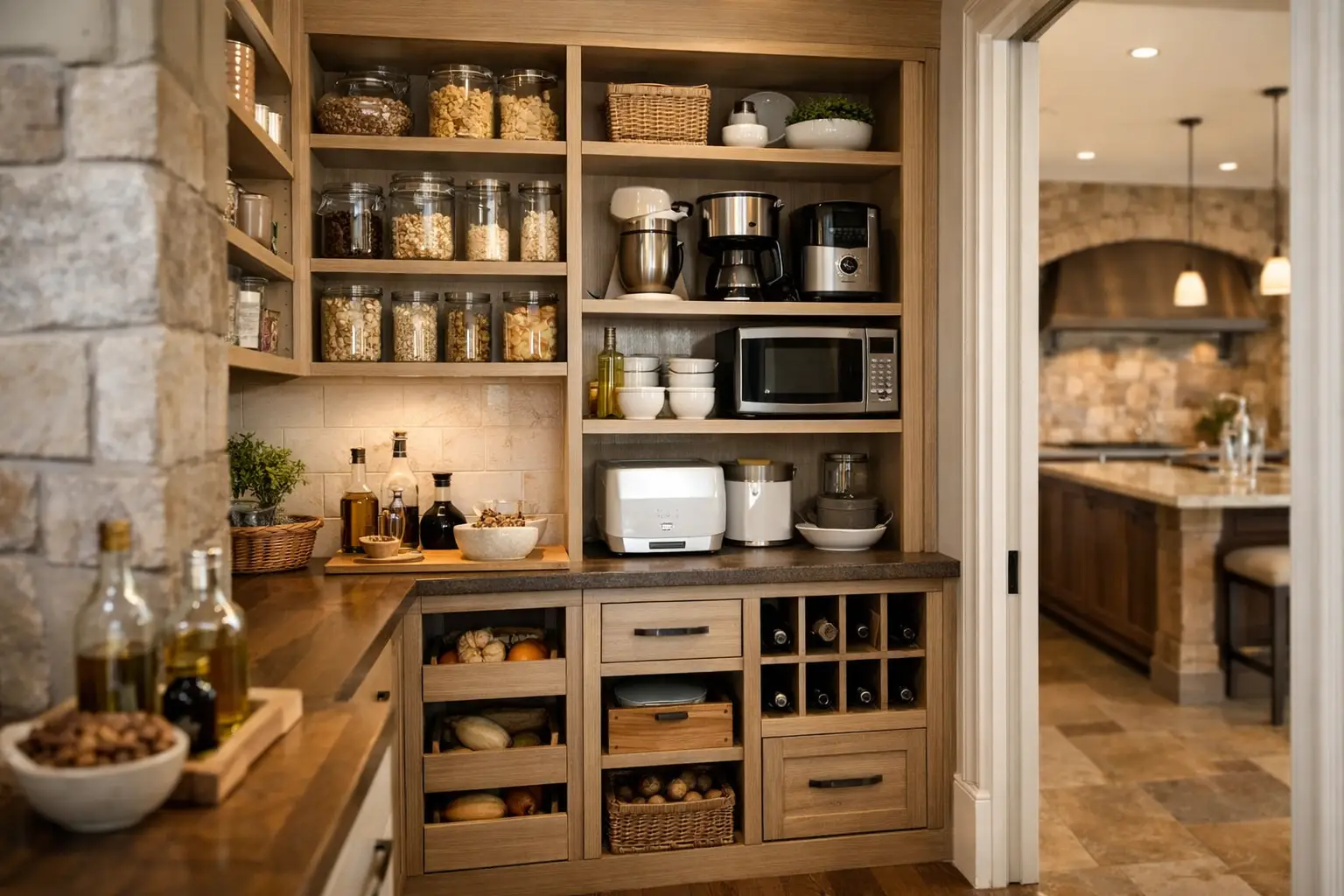 Custom Kitchen Pantry Design That Works Hard