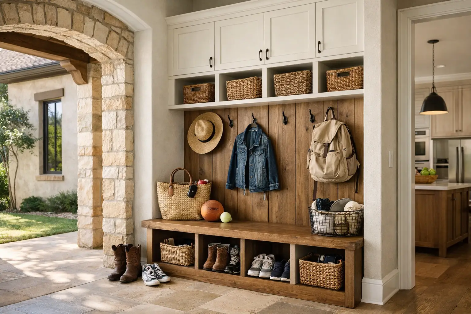 Family Mudroom Design Ideas for Busy Texas Homes
